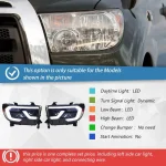 Auto Headlights For Toyota Tundra Sequoia 2007-2013 Upgrade 2018 Styling LED Car Front lamps Assembly Projector Lens Accessories