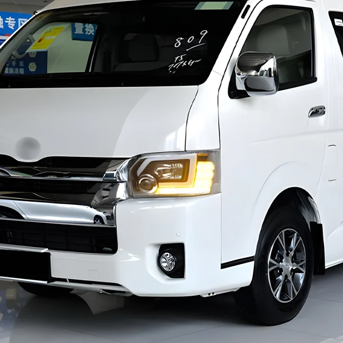 Car Lights For Toyota Hiace 2004-2018  Auto Headlight Assembly Upgrade New Style LED Projector Lens Tools Accessories - Image 2