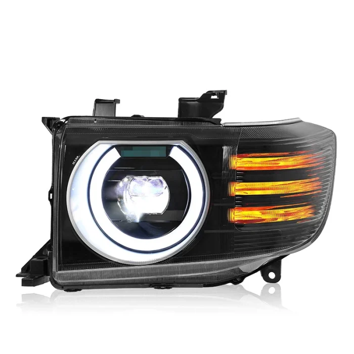 Car For Toyota Land Cruiser LC76 Headlight 2002 2003 -2023 Upgrade Modified To New DRL Dynamic Turn Signal LED Auto Accessories - Image 5