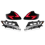 Car Led Headlights + Taillight For Toyota Venza 2009 2010 2012-2013 full LED Assembly Upgrade Projector Lens Accessories Kit - Image 2