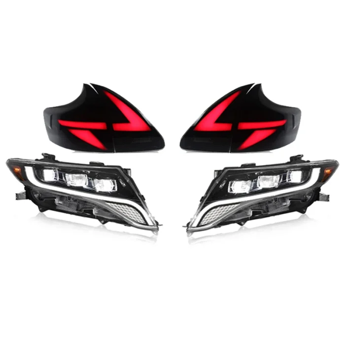 Car Led Headlights + Taillight For Toyota Venza 2009 2010 2012-2013 full LED Assembly Upgrade Projector Lens Accessories Kit - Image 2
