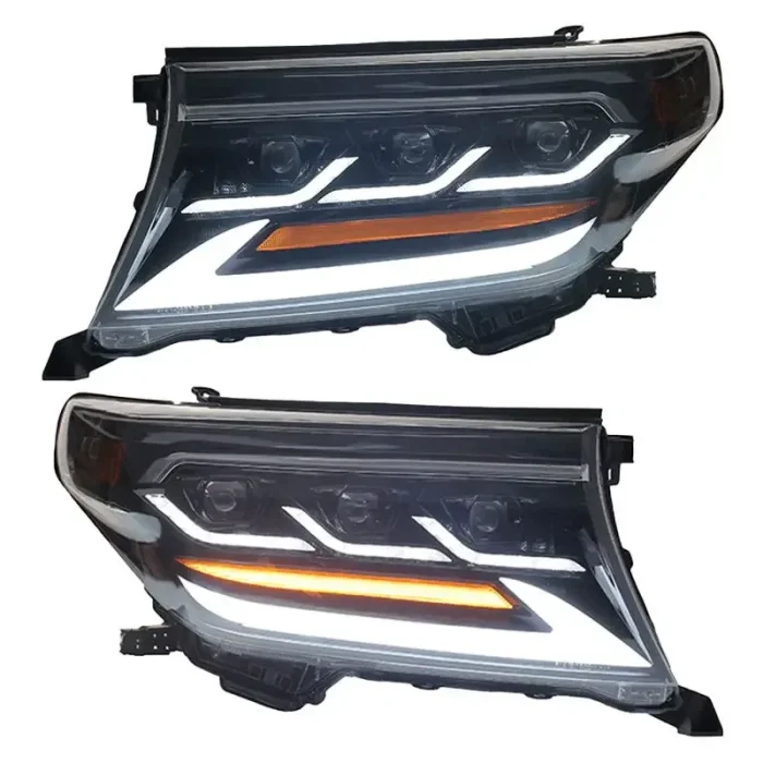 Front Headlamps Fit For Land Cruiser LC200 2007 2008 2009-2013 2014 2015 Front Lamps Assembly Led Lights With Turn Signal Light - Image 4