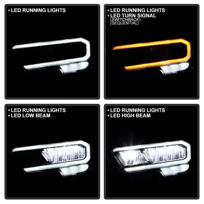 2pcs Car Front Lamp For Toyota Tacoma 2016-2023 LED Auto Headlight Assembly Upgrade High Quality Projector Dual lens Accessories - Image 4