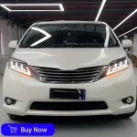 For Toyota Sienna 2011-2020 Car Front Lamps LED Auto Headlights Assembly Upgrade High Quality Projector Dual lens Accessories - Image 6
