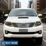 For Toyota Fortuner 2011-2015 LED Automatic Headlight Assembly Upgrade with Startup Animation, New Triple Lens, Plug and Play - Image 7