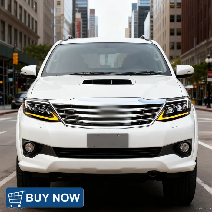 For Toyota Fortuner 2011-2015 LED Automatic Headlight Assembly Upgrade with Startup Animation, New Triple Lens, Plug and Play - Image 7