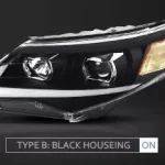 2PCS Car Styling Car Headlight Assembly For Toyota Camry 2012 2013 2014 LED Head Lamp Car Tuning Light Parts Plug And Play