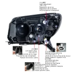 Car For Toyota 4Runner Headlights 2003-2007 2008 2009 Upgrade Modified to DRL Dynamic Turn Signal LED Headlamps Auto Accessories - Image 4
