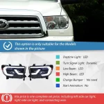 Auto Headlights For Toyota Tundra Sequoia 2007-2013 Upgrade 2018 Styling LED Car Front lamps Assembly Projector Lens Accessories - Image 3