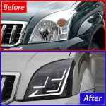 Car Front Lamps for Toyota Prado 2004-2009 LED Auto Headlight New Upgraded Three Projector Lens Dynamic Hot Sale Accessories - Image 5