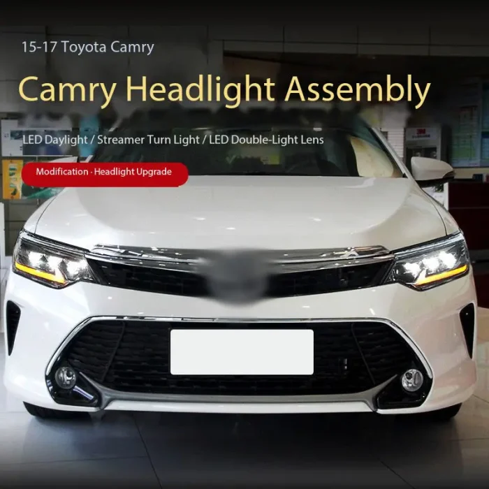 Car Styling LED HeadLight for Toyota Camry 7Gen 2015 2016 2017 DRL Head Lamp Assembly Auto Accessories Low/High Beam Turn Signal - Image 6