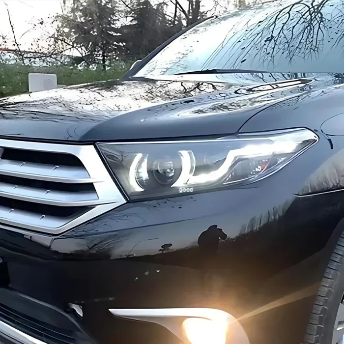 High Quality Auto Headlight For Toyota Highlander Kluger 2012-2014 LED Car Front lamps Assembly Upgrade Bifocal lens Accessories - Image 3