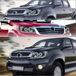 Front Headlight Assembly for Toyota HiLux VIGO 2005-2011 modified Turn signal Car Daytime running Light - Image 7