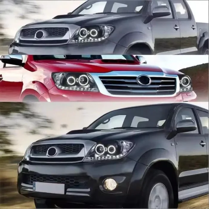 Front Headlight Assembly for Toyota HiLux VIGO 2005-2011 modified Turn signal Car Daytime running Light - Image 7