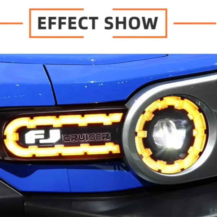 Car Lights For Toyota FJ Cruiser 2007-2017 LED DRL Auto Headlight Assembly Upgrade Startup Effect Projector Lens Accessories - Image 7