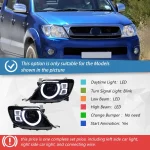 Car Head Lamp For Toyota Hilux Revo Vigo 2008-2011 All New Upgrade LED High Configuration  Projector Lens Hot Sale Accessories