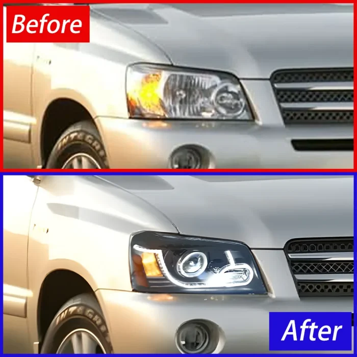 For Toyota Highlander 2000-2007 Front Headlight LED Car Headlamp Assembly Upgrade High-Quality Projector Lens Accessories - Image 5
