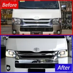 Car Lights For Toyota Hiace 2004-2018  Auto Headlight Assembly Upgrade New Style LED Projector Lens Tools Accessories - Image 3