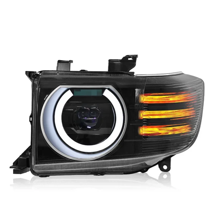 Car For Toyota Land Cruiser LC76 Headlight 2002 2003 -2023 Upgrade Modified To New DRL Dynamic Turn Signal LED Auto Accessories - Image 4