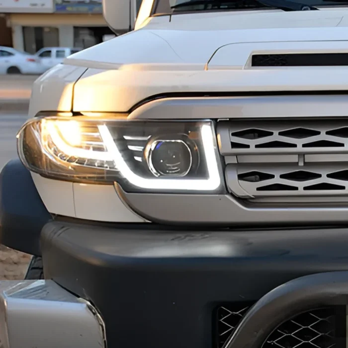 Car Front Lamp for Toyota FJ Cruiser 2007-2017 LED Auto Headlights Assembly Upgrade Land Rover Design Projector Lens Accessories - Image 4