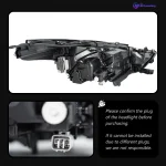 AKD Head Lamp for Toyota Highlander LED Headlight 2021-2022 Headlights DRL Turn Signal High Beam Angel Eye Projector Lens - Image 5