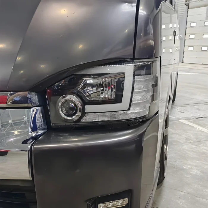 Car Lights For Toyota Hiace 2004-2018  Auto Headlight Assembly Upgrade New Style LED Projector Lens Tools Accessories - Image 6