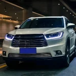 For Toyota Highlander Kluger 2015-2017 LED Car Front lamps Assembly Upgrade Dual Projector Lens Auto Headlights ccessories - Image 2