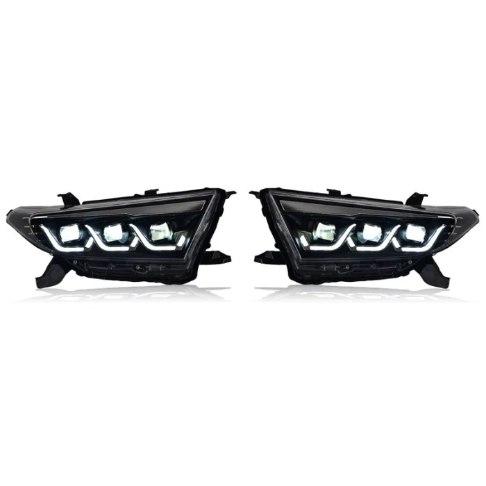 Pair Full LED Headlight Fit For Toyota Highlander 2012 2013 2014 Front Lamps Assembly Front Lamp Sequential Turning Signal DRL - Image 6