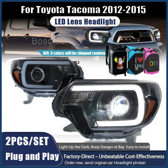 LED Headlights for Toyota Tacoma 2011-2020 Head Lamps Assembly DRL Dual Beam Lens Turn signal Daytime Running Lights Accessories - Image 4