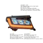 Front Headlamps Fit For Land Cruiser LC200 2007 2008 2009-2013 2014 2015 Front Lamps Assembly Led Lights With Turn Signal Light - Image 6