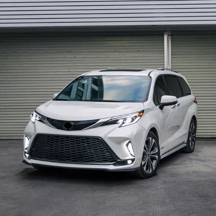 Car styling 2pcs Headlights For Toyota SIENNA 2021-2025 new style full LED Headlamps Assembly Upgrade Projector Lens Accessories - Image 2