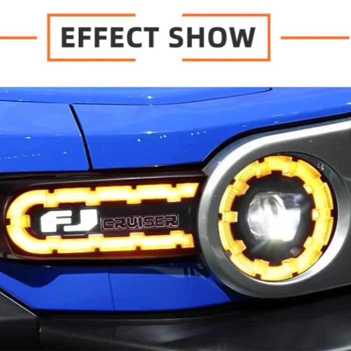 Car Lights For Toyota FJ Cruiser 2007-2017 LED DRL Auto Headlight Assembly Upgrade Startup Effect Projector Lens Accessories - Image 7