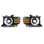 Car For Toyota Land Cruiser LC76 Headlight 2002 2003 -2023 Upgrade Modified To New DRL Dynamic Turn Signal LED Auto Accessories - Image 2