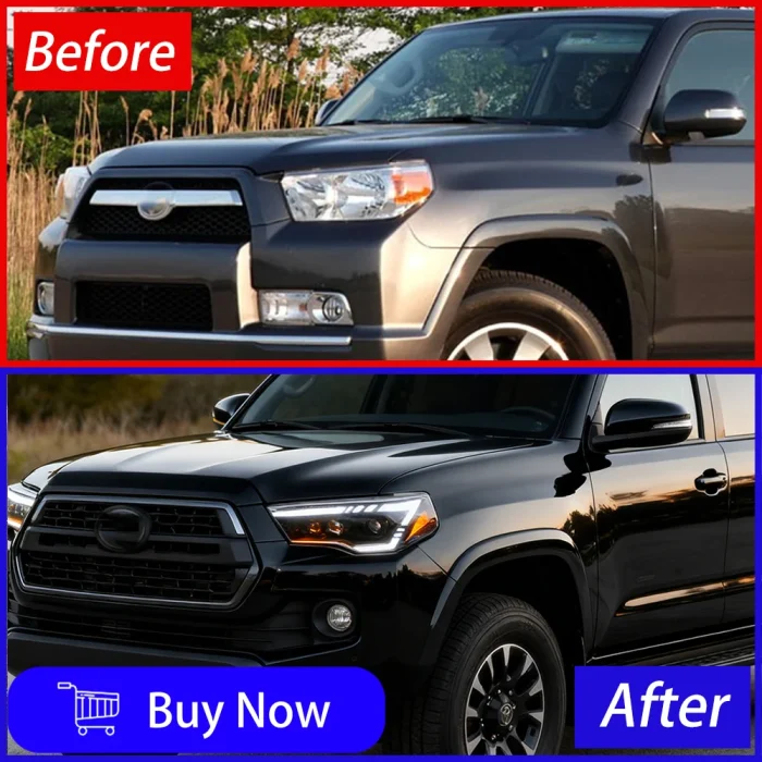 For Toyota 4Runner 2010-2023 Auto Headlights Assembly Upgrade New style High Quality Dynamic LED Projector lens Car Accessories - Image 3