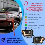 For Toyota Tundra Sequoia 2014-2021 Auto Headlights Assembly Upgrade High Quality Led High Quality Plug and Play Design
