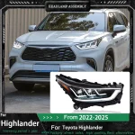 Car For Toyota 2022-2025 Highlander Front Lamp Upgrade DRL Headlight Full LED Dynamic Turn Signal Projector Lens AutoAccessories - Image 7