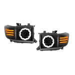Car For Toyota Land Cruiser LC76 Headlight 2002 2003 -2023 Upgrade Modified To New DRL Dynamic Turn Signal LED Auto Accessories