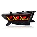 Pair Full LED Headlight Fit For Toyota Highlander 2012 2013 2014 Front Lamps Assembly Front Lamp Sequential Turning Signal DRL - Image 10