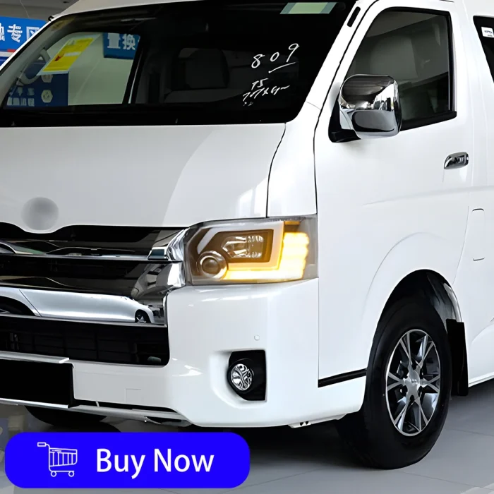 Car Lights For Toyota Hiace 2004-2018  Auto Headlight Assembly Upgrade New Style HID Projector Lens Tools Accessories - Image 3