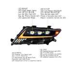 Head Lamp for Toyota Venza LED Headlight 2009 2010 2011 2012 2013 Headlight Hybrid DRL Turn Signal High Beam Angel Eye Projector - Image 3