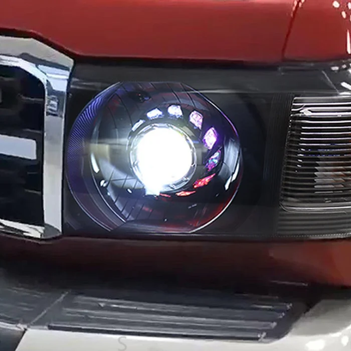 For Toyota Land Cruiser LC71 LC76 LC78 LC79 2006-2023 Headlight Assembly Upgrade Start Effect LED Projection Lens Accessories - Image 4