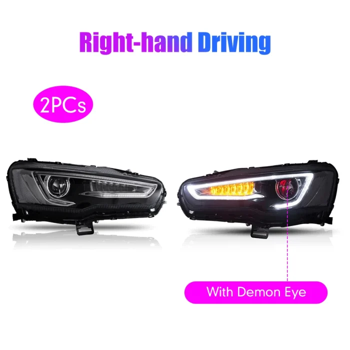 Car Styling Car Headlight Assembly For Mitsubishi Lancer 2008-2017 LED Head Lamp Car Tuning Light Parts Plug And Play - Image 3