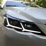 For Toyota REIZ MARK X 2010-2012 Front Headlights Fully Upgraded LED Dynamic Flowing Turn Signal Dual Lens Modification - Image 3