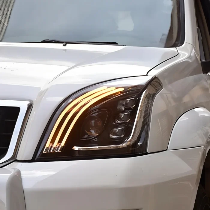 Car Front lamps for Toyota Prado 2004-2009 LED Auto Headlight Upgraded New Maybach design Dynamic Turn Signal Light Accessories - Image 4