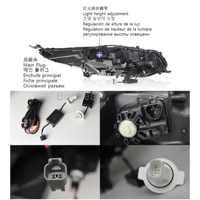 For Toyota Sienna Headlights 2021-2026 LED Projetor Head Lamps Daytime Running Light Flowing Turn Signal  Automotive Accessories - Image 4