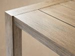 Canyon Outdoor Natural Teak Dining Table Rectangular Outdoor Garden Dining Table - Image 7
