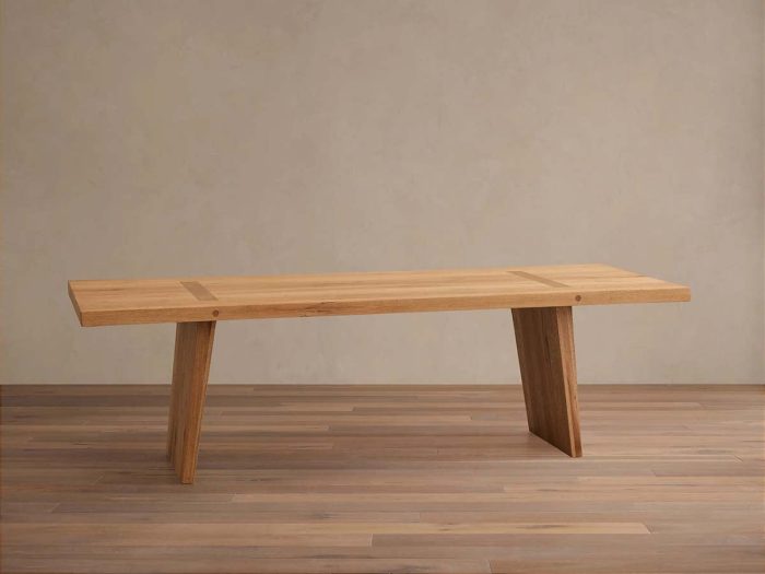 Panta Rectangle Dining Table with Romanian Oak Wood - Image 2