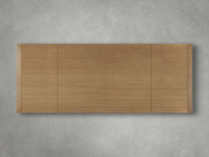 Eletta White Oak Wood Expandable Dining Table with 15″ Extensions Allow - Image 5